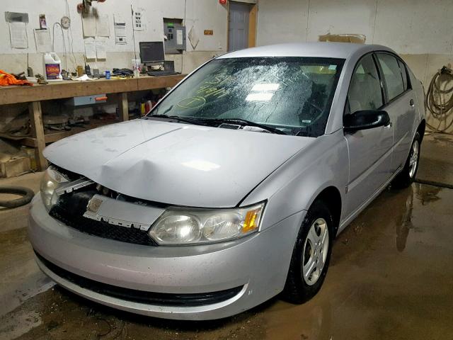 1G8AF54F74Z114328 - 2004 SATURN ION LEVEL SILVER photo 2