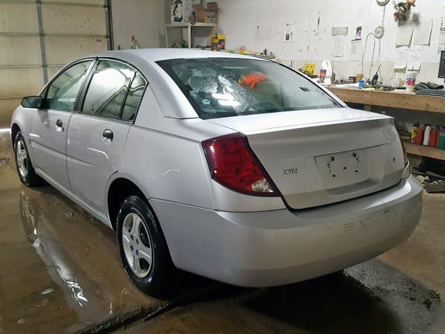 1G8AF54F74Z114328 - 2004 SATURN ION LEVEL SILVER photo 3