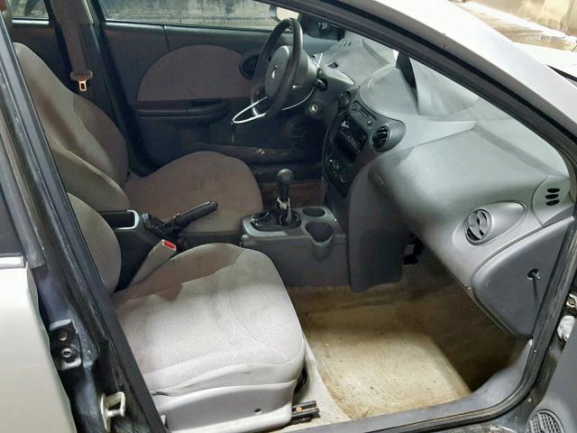 1G8AF54F74Z114328 - 2004 SATURN ION LEVEL SILVER photo 5