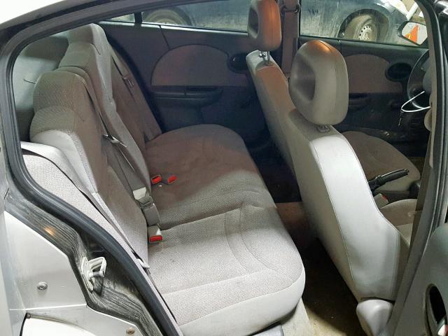 1G8AF54F74Z114328 - 2004 SATURN ION LEVEL SILVER photo 6