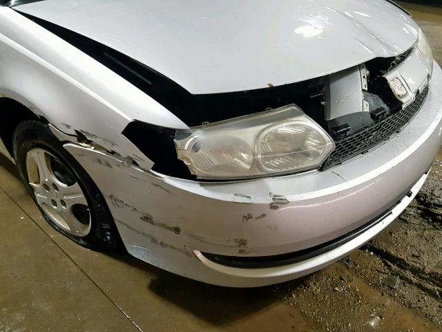 1G8AF54F74Z114328 - 2004 SATURN ION LEVEL SILVER photo 9