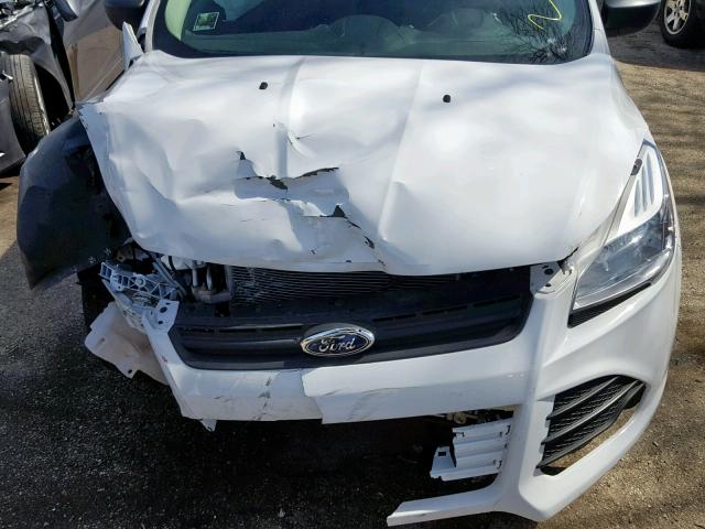 1FMCU0F72DUD24888 - 2013 FORD ESCAPE S WHITE photo 7