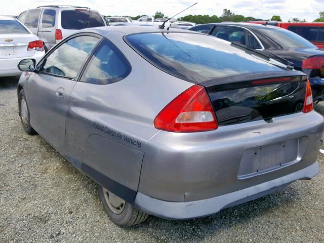 JHMZE14701T002397 - 2001 HONDA INSIGHT SILVER photo 3