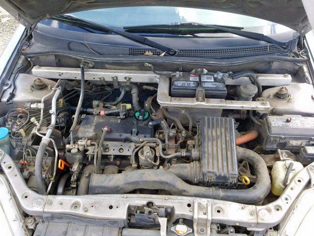 JHMZE14701T002397 - 2001 HONDA INSIGHT SILVER photo 7