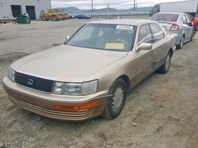 JT8UF11EXN0114481 - 1992 LEXUS LS 400 GOLD photo 2