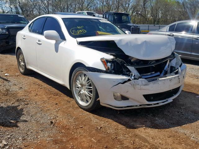 JTHBE262382014150 - 2008 LEXUS IS 350 WHITE photo 1