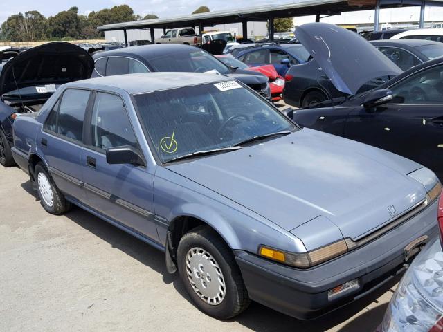 JHMCA5620KC090203 - 1989 HONDA ACCORD DX BLUE photo 1