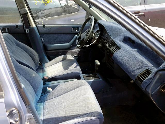 JHMCA5620KC090203 - 1989 HONDA ACCORD DX BLUE photo 5