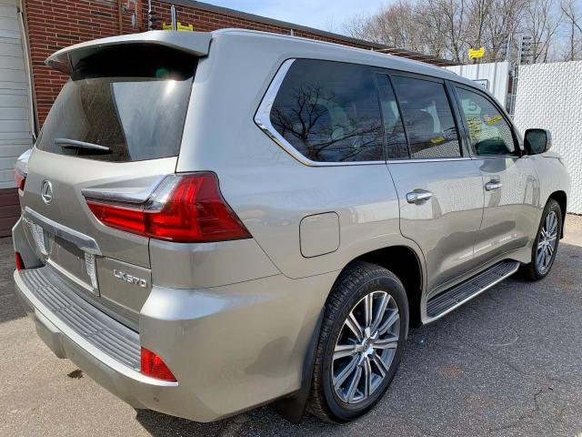 JTJHY7AX4G4211640 - 2016 LEXUS LX 570 SILVER photo 10