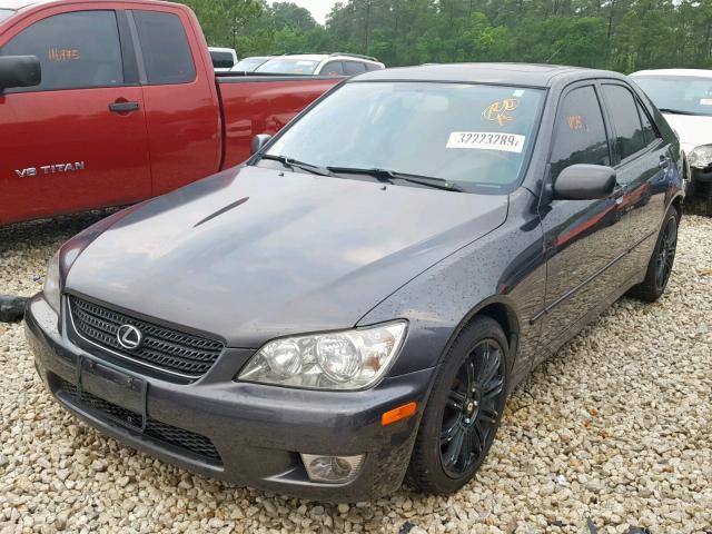 JTHBD192140083479 - 2004 LEXUS IS 300 BLACK photo 2