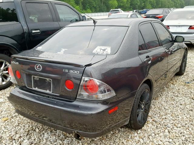 JTHBD192140083479 - 2004 LEXUS IS 300 BLACK photo 4