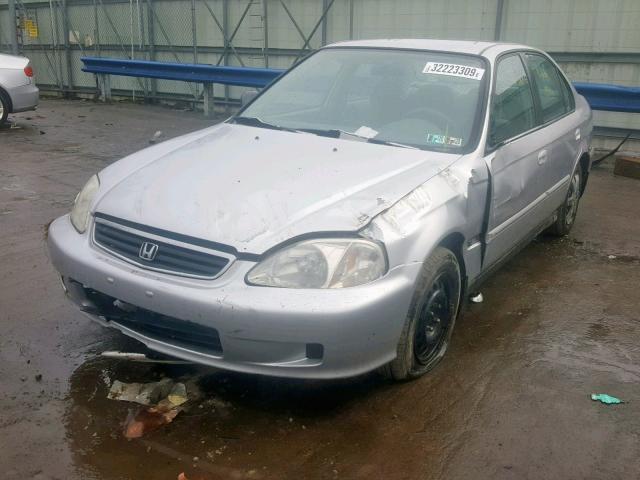 2HGEJ6617YH556000 - 2000 HONDA CIVIC BASE SILVER photo 2