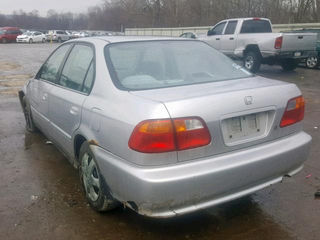 2HGEJ6617YH556000 - 2000 HONDA CIVIC BASE SILVER photo 3