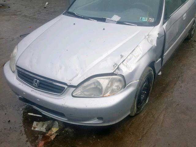 2HGEJ6617YH556000 - 2000 HONDA CIVIC BASE SILVER photo 9