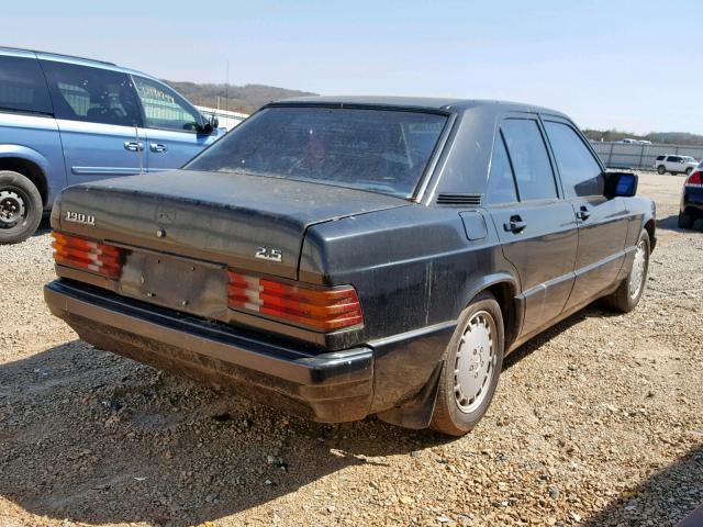 WDBDB26D8KF592571 - 1989 MERCEDES-BENZ 190 D 2.5 BLACK photo 4