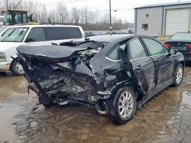 1FA6P0G70F5129429 - 2015 FORD FUSION S BLACK photo 4