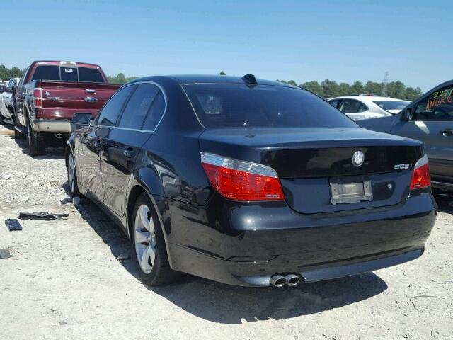 WBANE53506CK86500 - 2006 BMW 525 I BLACK photo 3