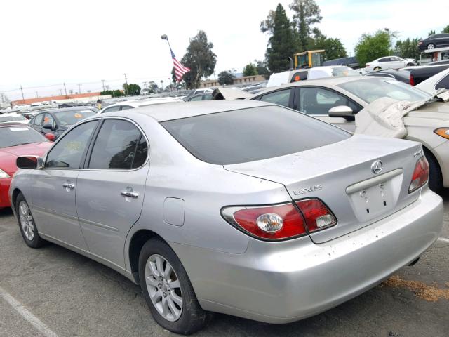 JTHBF30G430140433 - 2003 LEXUS ES 300 SILVER photo 3