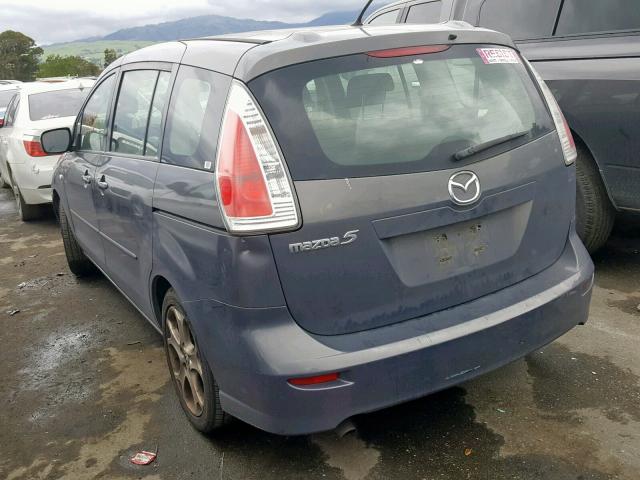 JM1CR29L090353959 - 2009 MAZDA 5 GRAY photo 3