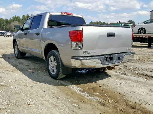 5TBDV54197S476735 - 2007 TOYOTA TUNDRA CRE SILVER photo 3