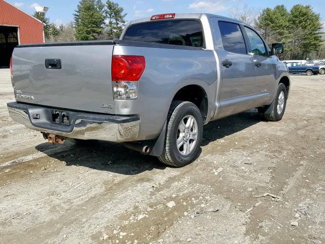 5TBDV54197S476735 - 2007 TOYOTA TUNDRA CRE SILVER photo 4