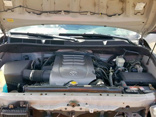 5TBDV54197S476735 - 2007 TOYOTA TUNDRA CRE SILVER photo 7