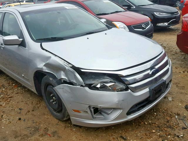 3FADP0L31AR188957 - 2010 FORD FUSION HYB SILVER photo 9