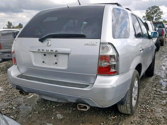 2HNYD18624H551757 - 2004 ACURA MDX TOURIN SILVER photo 4