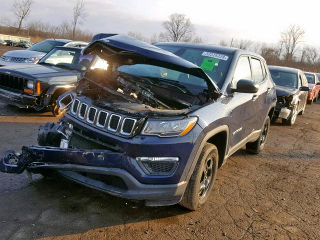 3C4NJDAB4JT479120 - 2018 JEEP COMPASS SP 蓝色 照片 2