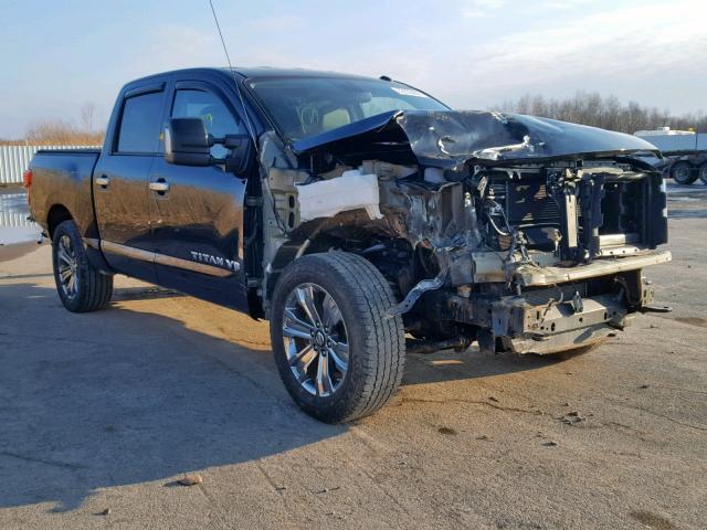 1N6AA1E56JN539476 - 2018 NISSAN TITAN SV BLACK photo 1