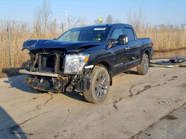 1N6AA1E56JN539476 - 2018 NISSAN TITAN SV BLACK photo 2