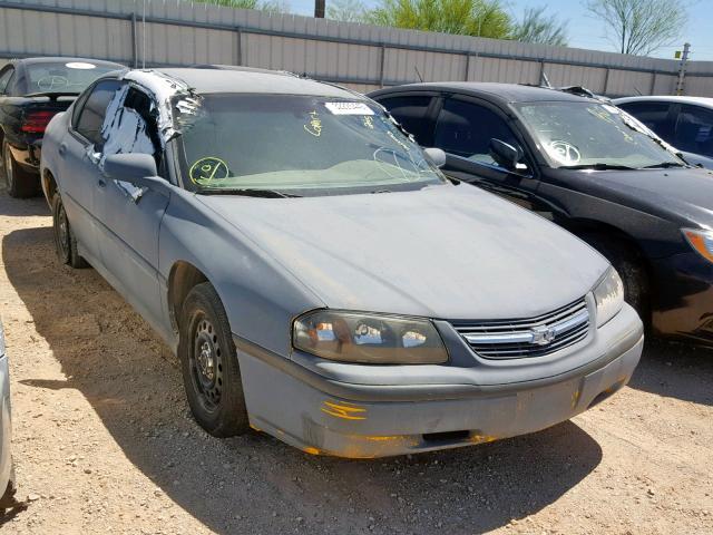 2G1WF55K859212523 - 2005 CHEVROLET IMPALA GRAY photo 1