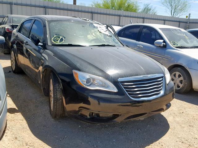 1C3CCBAB4DN735285 - 2013 CHRYSLER 200 LX BLACK photo 1