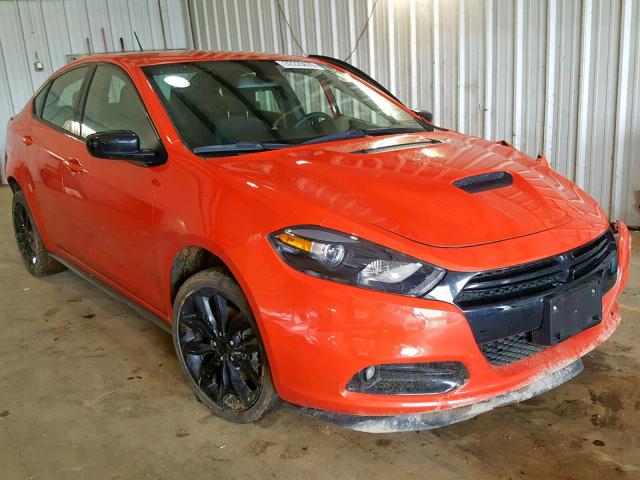 1C3CDFBB7GD712239 - 2016 DODGE DART SXT ORANGE photo 1