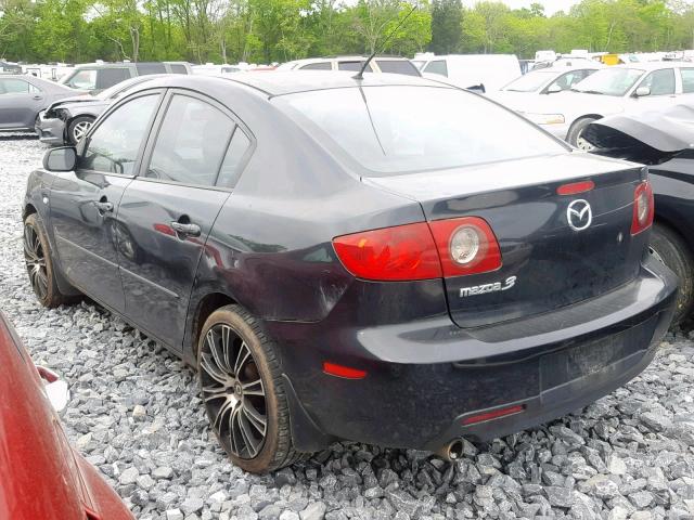 JM1BK12FX61457900 - 2006 MAZDA 3 I BLACK photo 3