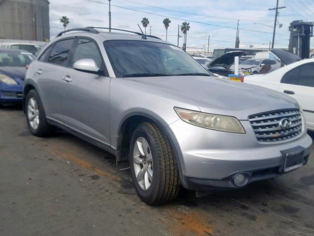 JNRAS08U95X107634 - 2005 INFINITI FX35 SILVER photo 1