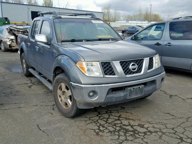 1N6AD07W27C401784 - 2007 NISSAN FRONTIER C GRAY photo 1