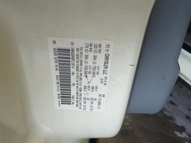 1A8HW58N68F110714 - 2008 CHRYSLER ASPEN LIMI CREAM photo 10