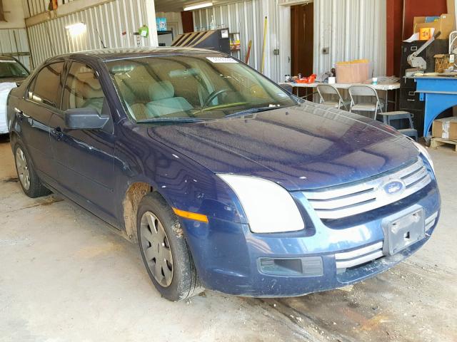 3FAHP06Z77R249433 - 2007 FORD FUSION S BLUE photo 1