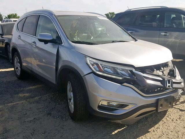 2HKRM3H72FH554280 - 2015 HONDA CR-V EXL SILVER photo 1