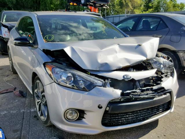 KNAFZ6A34F5419232 - 2015 KIA FORTE SX SILVER photo 1