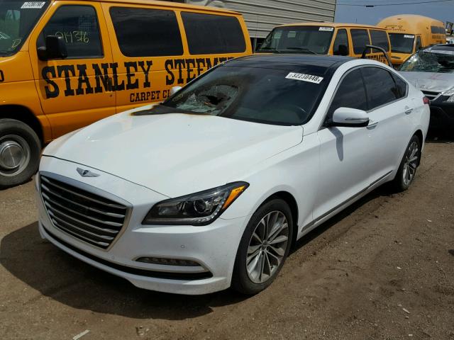 KMHGN4JE0GU107257 - 2016 HYUNDAI GENESIS 3. WHITE photo 2