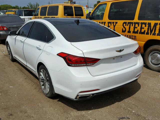 KMHGN4JE0GU107257 - 2016 HYUNDAI GENESIS 3. WHITE photo 3