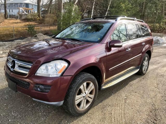 4JGBF71E28A433685 - 2008 MERCEDES-BENZ GL 450 4MA MAROON photo 2