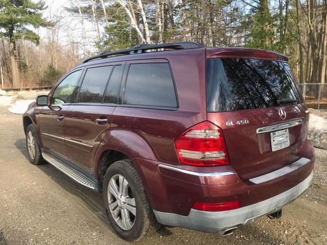 4JGBF71E28A433685 - 2008 MERCEDES-BENZ GL 450 4MA MAROON photo 4