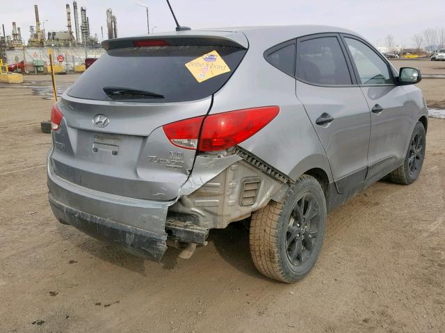 KM8JT3AC5DU582872 - 2013 HYUNDAI TUCSON GL GRAY photo 4