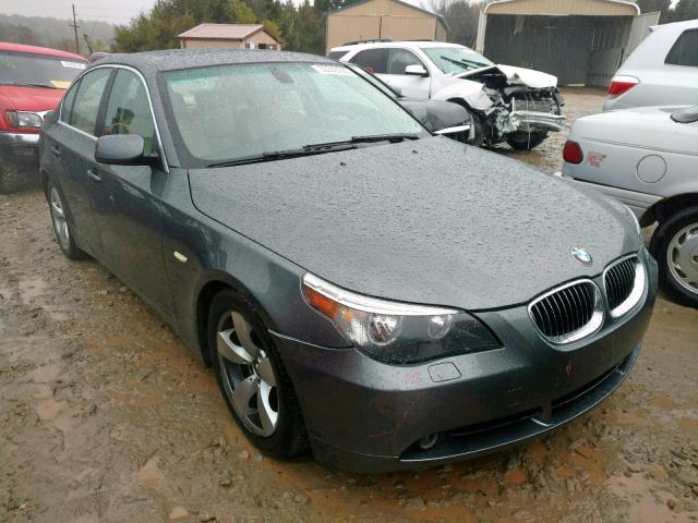 WBANE53537CW65363 - 2007 BMW 525 I GRAY photo 1