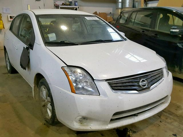 3N1AB6AP5CL707232 - 2012 NISSAN SENTRA 2.0 WHITE photo 1