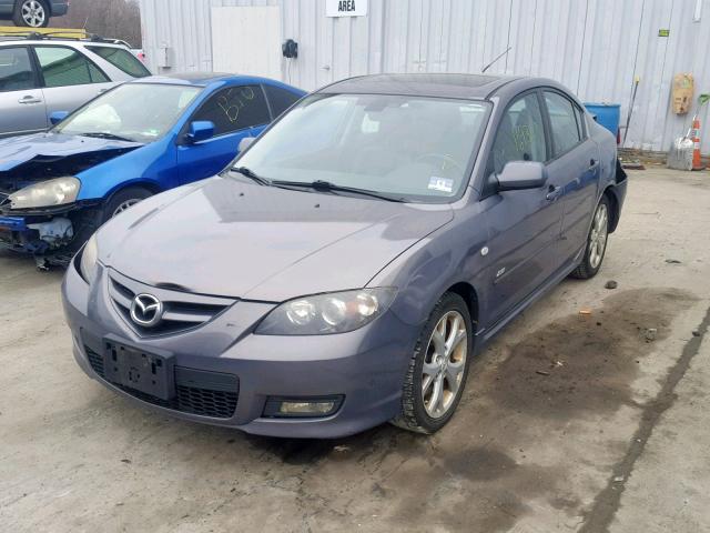 JM1BK324371677648 - 2007 MAZDA 3 S GRAY photo 2