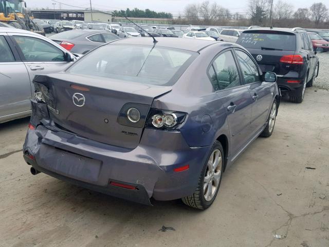 JM1BK324371677648 - 2007 MAZDA 3 S GRAY photo 4